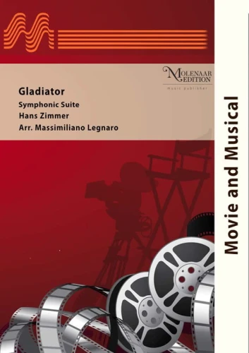 Hans Zimmer: Gladiator Suite for Concert Band (Score & Parts) - Massimiliano Legnaro - nuty na orkiestrę dętą
