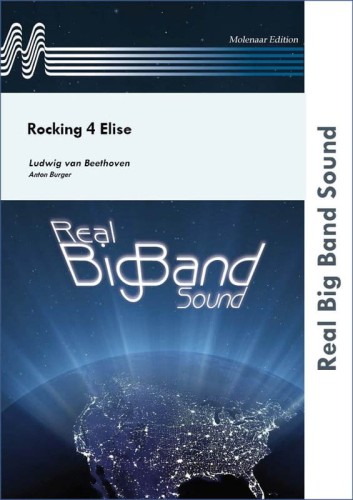 Ludwig van Beethoven: Rocking 4 Elise for Concert Band (Score & Parts) - Anton Burger - nuty na orkiestrę dętą
