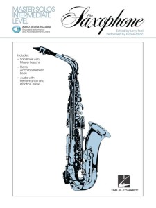 Master Solos Intermediate Level: Alto Saxophone (+ audio online) - Larry Teal - nuty na saksofon altowy i fortepian