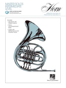Master Solos Intermediate Level: Horn (+ audio online) - Louis Stout - nuty na waltornię (róg) i fortepian