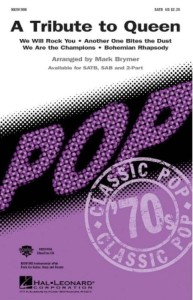 A Tribute To Queen (Medley) - Freddie Mercury - nuty na chór mieszany SATB i fortepian