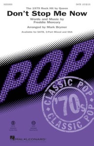 Don't Stop Me Now - Queen Freddie Mercury - nuty na chór mieszany SATB i fortepian
