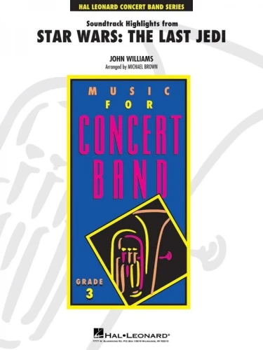 Music for Concert Band: Soundtrack Highlights from Star Wars - The Last Jedi (Score & Parts) - John Williams - nuty na młodzieżową orkiestrę dętą
