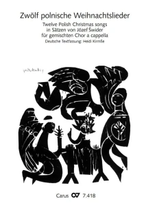 Józef Świder: 12 polskich kolęd - nuty na chór mieszany SATB a cappella