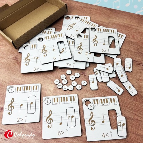 Zbuduj interwał cz. 2 - muzyczna układanka edukacyjna