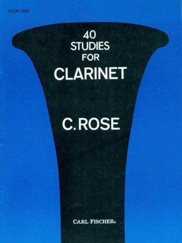 Cyrille Rose: 40 Etudes for Clarinet book 1 - Etiudy część 1 - nuty na klarnet