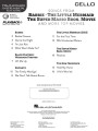 Songs from Barbie, Little Mermaid, Super Mario Bros and more Top Movies: Cello - 12 piosenek - nuty na wiolonczelę (+ audio online)
