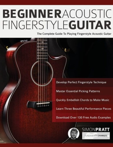Beginner Acoustic Fingerstyle Guitar - Simon Pratt - szkoła gry na gitarze akustycznej