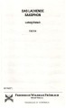 Ludwig Kletsch - Das Lachende Saxophon / The Laughing Saxophone - nuty na saksofon altowy z fortepianem