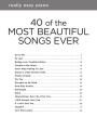 Really Easy Piano: 40 of the Most Beautiful Songs Ever - łatwe nuty na fortepian