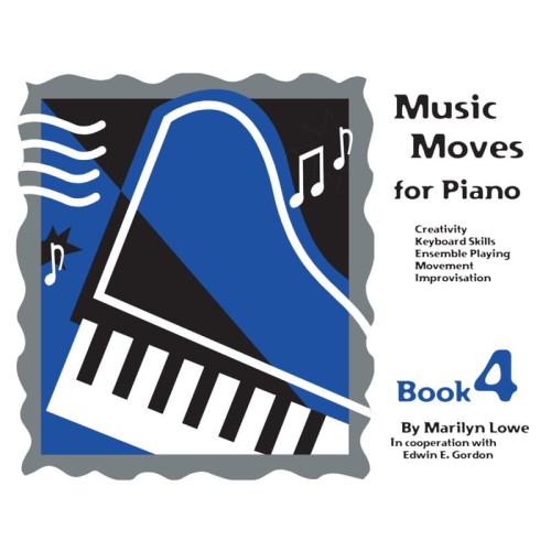 Marilyn Lowe: Music Moves for Piano 4 - Student edition (+ audio online) - szkoła gry na fortepianie - podręcznik ucznia