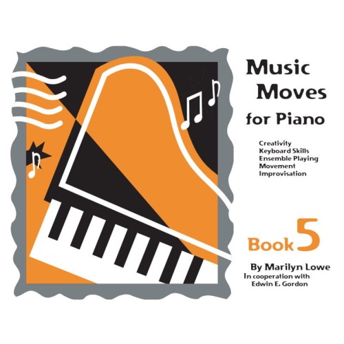 Marilyn Lowe: Music Moves for Piano 5 - Student edition (+ audio online) - szkoła gry na fortepianie - podręcznik ucznia