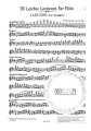 20 leichte und melodische Lektionen für Flote op. 93 Heft 1 - łatwe etiudy melodyczne - nuty na flet poprzeczny