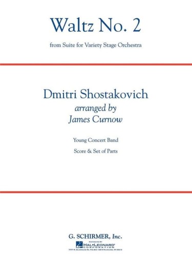 Dymitr Szostakowicz: Walc nr 2 z 2 Suity jazzowej (Score & Parts) - James Curnow - nuty na orkiestrę dętą