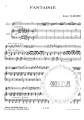 Robert Clerisse: Fantaisie pour flute ou hautbois et piano - nuty na flet poprzeczny lub obój z fortepianem