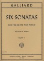 Johann Ernst Galliard: Six Sonatas for Trombone - 6 sonat część 2 - nuty na puzon i fortepian