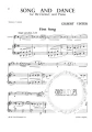 Gilbert Vinter: Song and Dance - Four Pieces for Clarinet Bb and Piano - nuty na klarnet i fortepian