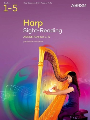 Harp Sight-Reading - ABRSM Grades 1-5 - 2025 - ćwiczenia z czytania nut na harfę