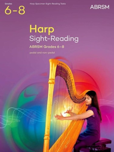 Harp Sight-Reading - ABRSM Grades 6-8 - 2025 - ćwiczenia z czytania nut na harfę