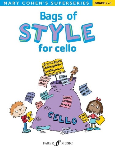 Mary Cohen: Bags Of Style for Cello - Superseries Grade 2-3 - nuty na wiolonczelę dla początkujących