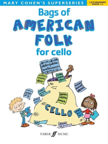 Mary Cohen: Bags Of American Folk for Cello - Superseries Grade 1-2 - nuty na wiolonczelę dla początkujących