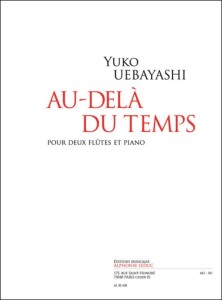 Yuko Uebayashi: Au-dela du temps pour 2 flutes et piano - nuty na duet fletowy i fortepian
