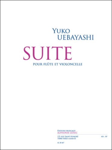 Yuko Uebayashi: Suite pour Flute et Violoncelle - Suita - nuty na flet poprzeczny i wiolonczelę