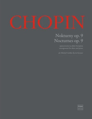 Fryderyk Chopin: Nokturny op. 9 - nuty na obój i fortepian (partytura + głosy)