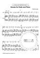 Philip Glass: Sonata for Violin and Piano - nuty na skrzypce i fortepian