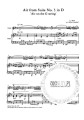 Jan Sebastian Bach: Air on th G string for violin and piano - Arthur Campbell - Aria na strunie G z suity nr 3 D-dur BWV1068 - nuty na skrzypce i fortepian