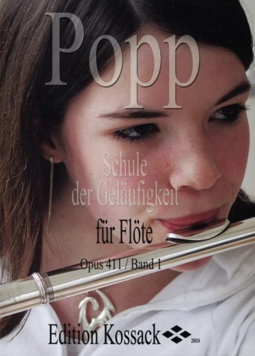 Wilhelm Popp: Schule der Gelaufigkeit fur die Flote op. 411 Volume 1 - szkoła biegłości - nuty na flet poprzeczny