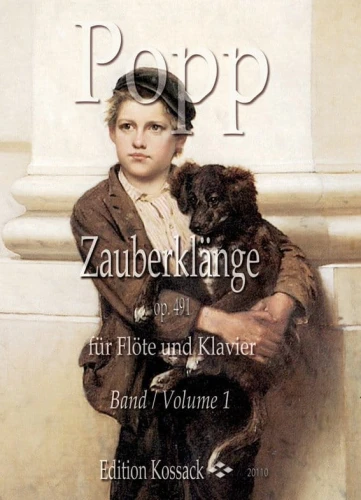 Wilhelm Popp: Zauberklange op. 491 Volume 1 - zaczarowane dźwięki - nuty na flet poprzeczny z fortepianem