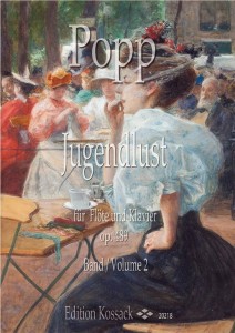 Wilhelm Popp: Jugendlust op. 489 Volume 2 - nuty na flet poprzeczny z fortepianem