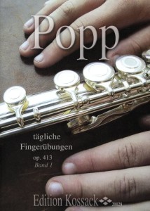 Wilhelm Popp: Tagliche Fingerubungen op. 413 Volume 1 - codzienne ćwiczenia palcowe - nuty na flet poprzeczny