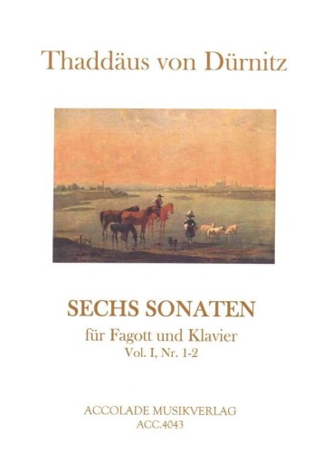 Thaddäus von Durnitz - Sechs Sonaten fur Fagott und Klavier - część 1 (1-2) - sonaty na fagot i fortepian