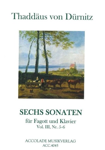 Thaddäus von Durnitz - Sechs Sonaten fur Fagott und Klavier - część 3 (5-6) - sonaty na fagot i fortepian
