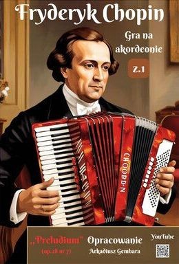Preludium op. 28 nr 7 - Fryderyk Chopin - nuty na akordeon solo
