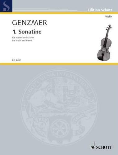 Harald Genzmer: Sonatina nr 1 GeWV 225 - nuty na skrzypce i fortepian