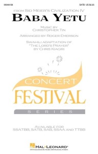 Christopher Tin: Baba Yetu for SATB Choir - nuty na chór mieszany