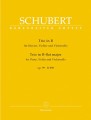 Franz Schubert: Trio B-flat major op. 99 D 898 - trio fortepianowe B-dur - nuty na skrzypce, wiolonczelę i fortepian