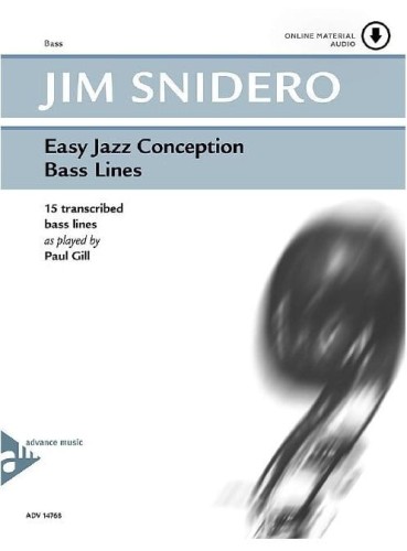 Easy Jazz Conception Bass Lines - Jim Snidero (+ audio online) - 15 jazzowych etiud - nuty na kontrabas lub gitarę basową