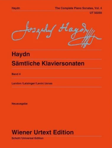 Joseph Haydn: Samtliche Klaviersonaten 4 - Christa Landon - sonaty fortepianowe - nuty na fortepian