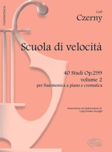 Carl Czerny: Scuola di velocita per fisarmonica 2 - szkoła biegłości - 40 etiud op. 299 - nuty na akordeon