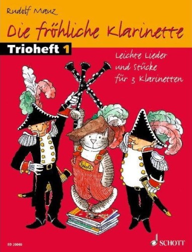 Die Frohliche Klarinette - Trioheft 1 - Rudolf Mauz - nuty na trio klarnetowe dla początkujących