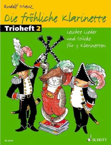 Die Frohliche Klarinette - Trioheft 2 - Rudolf Mauz - nuty na trio klarnetowe dla początkujących