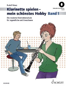 Klarinette spielen mein schonstes Hobby 1 - Rudolf Mauz (+ audio online) - szkoła gry na klarnecie dla młodzieży i dorosłych
