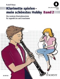Klarinette spielen mein schonstes Hobby 2 - Rudolf Mauz (+ audio online) - szkoła gry na klarnecie dla młodzieży i dorosłych