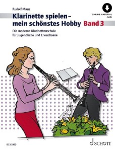 Klarinette spielen mein schonstes Hobby 3 - Rudolf Mauz (+ audio online) - szkoła gry na klarnecie dla młodzieży i dorosłych