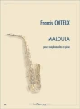Francis Coiteux: Maloula pour saxophone alto et piano - nuty na saksofon altowy i fortepian