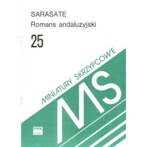 Paul Sarasate: Romans andaluzyjski op. 22 na skrzypce i fortepian - nuty na skrzypce